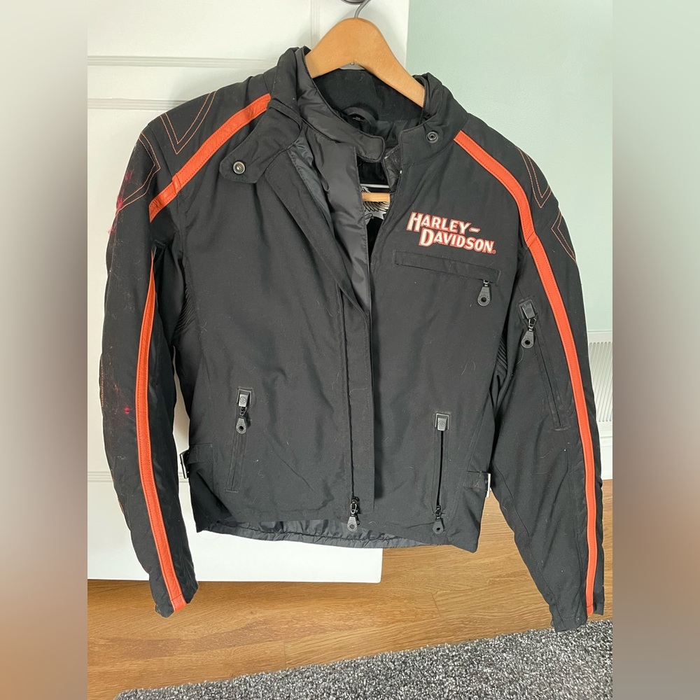 Harley Davidson padded riding jacket.